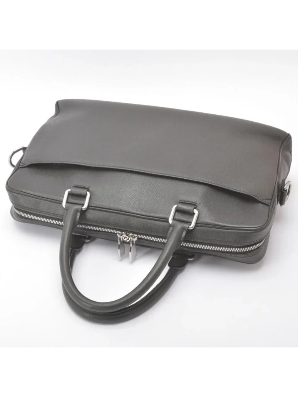Louis Vuitton Porte Documents Briefcase PDB Taiga Leather Black